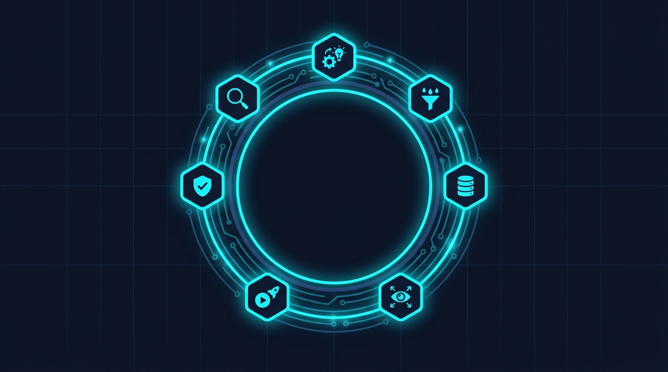Agentic skill lifecycle illustration