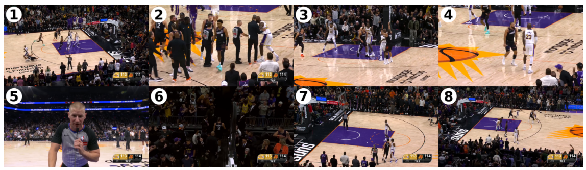 Sports (Basketball) sample frames