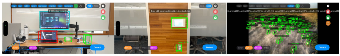 WildDet3D iPhone app