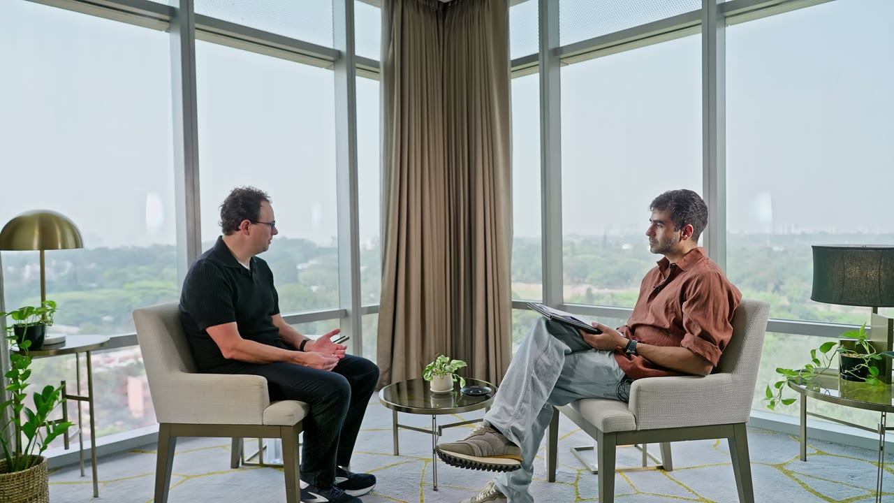 Dario Amodei and Nikhil Kamath in conversation