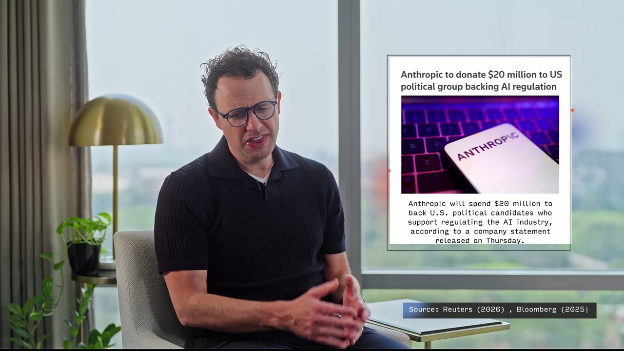 Reuters article about Anthropic $20M donation