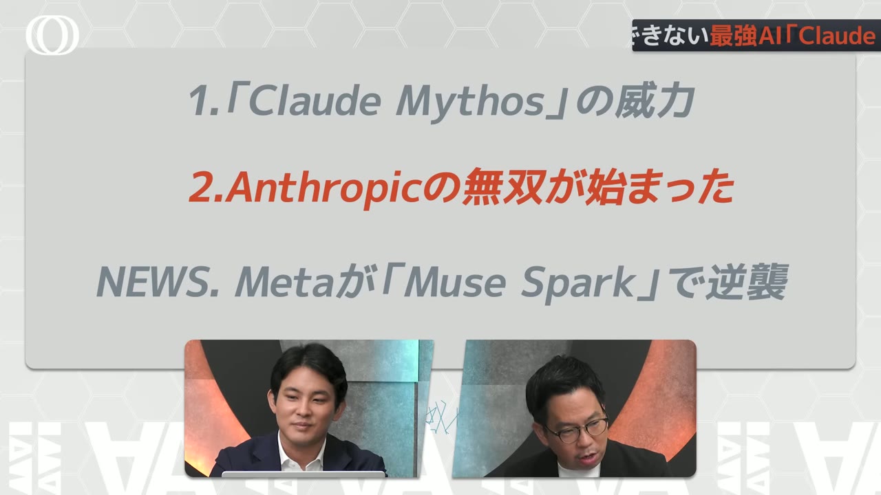 Episode agenda slide