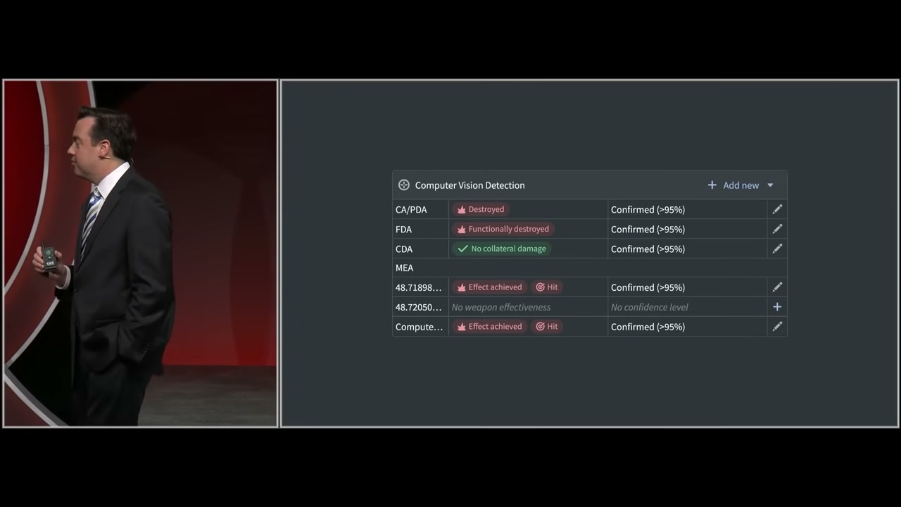 Battle Damage Assessment panel showing Destroyed greater than 95 percent